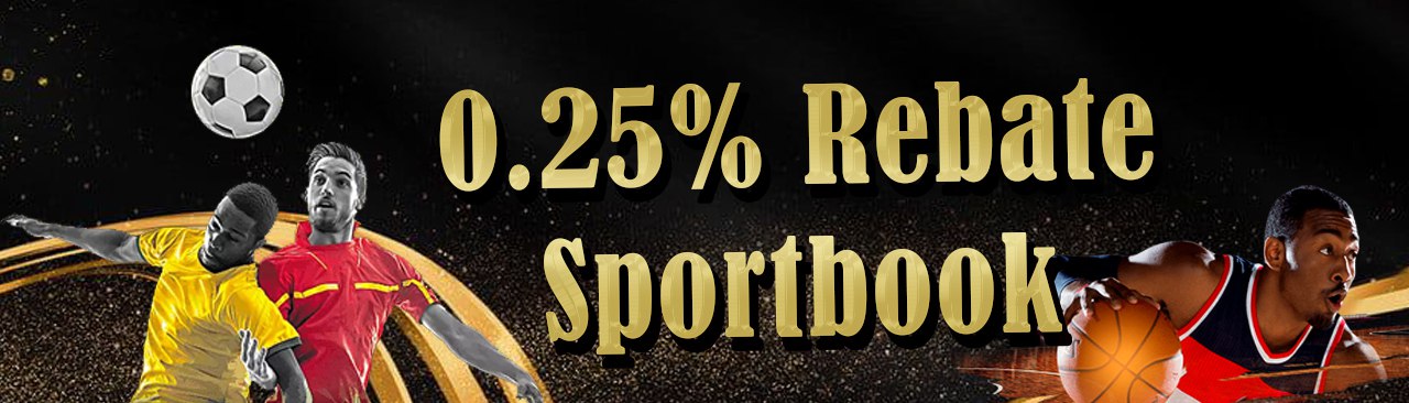 Rebat Sportsbook 0.25%